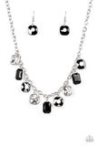 Paparazzi "Best Decision Ever" Silver Necklace & Earring Set Paparazzi Jewelry