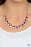 Paparazzi "Razor-Sharp Refinement" Pink Necklace & Earring Set Paparazzi Jewelry