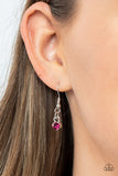 Paparazzi "Razor-Sharp Refinement" Pink Necklace & Earring Set Paparazzi Jewelry