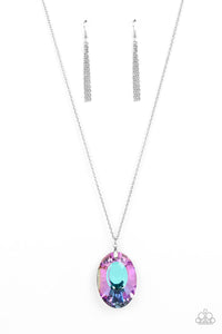 Paparazzi "Celestial Essence" Purple Necklace & Earring Set Paparazzi Jewelry
