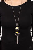Paparazzi "Limitless Luster" Yellow Necklace & Earring Set Paparazzi Jewelry