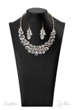 Paparazzi "The Jenni" Rose Gold 2022 Zi Collection Necklace & Earring Set Paparazzi Jewelry