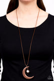 Paparazzi "Astral Ascension" Copper Necklace & Earring Set Paparazzi Jewelry