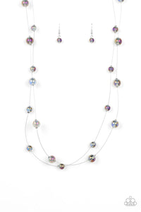 Paparazzi "Interstellar Illusions" Purple Necklace & Earring Set Paparazzi Jewelry