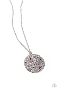 Paparazzi "COMET Below" Pink Necklace & Earring Set Paparazzi Jewelry