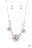 Paparazzi "Cosmic Cosmos" Purple Necklace & Earring Set Paparazzi Jewelry