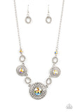 Paparazzi "Cosmic Cosmos" Yellow Necklace & Earring Set Paparazzi Jewelry