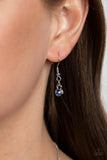 Paparazzi "Razor-Sharp Refinement" Blue Necklace & Earring Set Paparazzi Jewelry