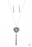 Paparazzi "Prismatic Passion" Green Necklace & Earring Set Paparazzi Jewelry