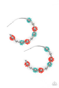 Paparazzi "Growth Spurt" Red Post Earrings Paparazzi Jewelry