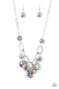 Paparazzi "Rhinestone River" Multi Necklace & Earring Set Paparazzi Jewelry