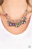 Paparazzi "Rhinestone River" Multi Necklace & Earring Set Paparazzi Jewelry