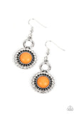 Paparazzi "Mojave Mogul" Orange Earrings Paparazzi Jewelry