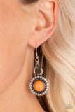 Paparazzi "Mojave Mogul" Orange Earrings Paparazzi Jewelry
