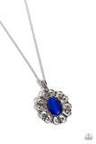 Paparazzi "Sentimental Sabbatical" Blue Necklace & Earring Set Paparazzi Jewelry