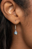 Paparazzi "GLOWING Admiration" Blue Necklace & Earring Set Paparazzi Jewelry