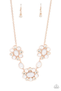 Paparazzi "Your Chariot Awaits" Rose Gold Exclusive Necklace & Earring Set Paparazzi Jewelry
