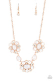 Paparazzi "Your Chariot Awaits" Rose Gold Exclusive Necklace & Earring Set Paparazzi Jewelry