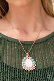 Paparazzi "Sahara Sea" Copper Necklace & Earring Set Paparazzi Jewelry