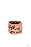 Paparazzi "Blessed with Bling" Copper Ring Paparazzi Jewelry