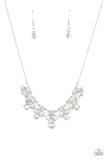 Paparazzi "See in a New STARLIGHT" White Necklace & Earring Set Paparazzi Jewelry