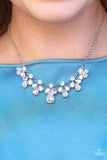 Paparazzi "See in a New STARLIGHT" White Necklace & Earring Set Paparazzi Jewelry