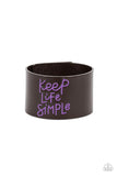 Paparazzi "Simply Stunning" Purple Wrap Bracelet Paparazzi Jewelry