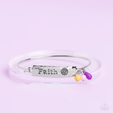 Paparazzi "Flirting with Faith" Purple Bracelet Paparazzi Jewelry