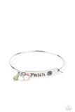 Paparazzi "Flirting with Faith" Green Bracelet Paparazzi Jewelry