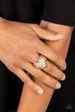 Paparazzi "Romantic Escape" Gold Ring Paparazzi Jewelry