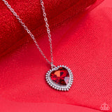 Paparazzi "Sweethearts Stroll" Red Necklace & Earring Set Paparazzi Jewelry