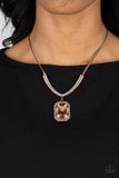 Paparazzi "Fit for a DRAMA QUEEN" Copper Necklace & Earring Set Paparazzi Jewelry