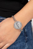 Paparazzi "Hope and Faith" Silver Bracelet Paparazzi Jewelry