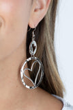 Paparazzi "Enchanting Echo" Silver Earrings Paparazzi Jewelry