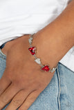Paparazzi "Cluelessly Crushing" Red Bracelet Paparazzi Jewelry