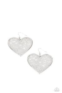 Paparazzi "Fairest in the Land" Silver Earrings Paparazzi Jewelry