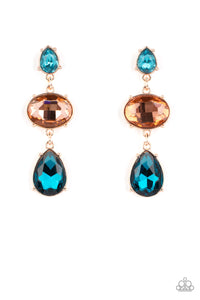 Paparazzi "Royal Appeal" Multi Exclusive Post Earrings Paparazzi Jewelry