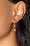 Paparazzi "Spellbinding Sweetheart" Gold Necklace & Earring Set Paparazzi Jewelry