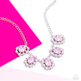Paparazzi "Pearly Pond" Pink Necklace & Earring Set Paparazzi Jewelry