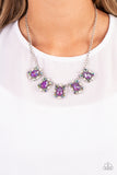 Paparazzi "Pearly Pond" Purple Necklace & Earring Set Paparazzi Jewelry