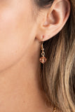 Paparazzi "Divine Dance" Gold Necklace & Earring Set Paparazzi Jewelry