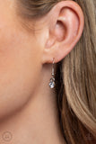 Paparazzi "Flirty Fiancé" White Necklace & Earring Set Paparazzi Jewelry