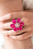 Paparazzi "Budding Bliss" Pink Fashion Fix Ring Paparazzi Jewelry
