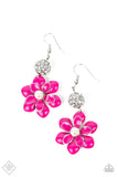 Paparazzi "Bewitching Botany" Pink Fashion Fix Earrings Paparazzi Jewelry