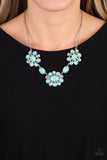 Paparazzi "Your Chariot Awaits" Blue Necklace & Earring Set Paparazzi Jewelry