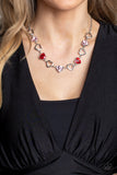Paparazzi "Contemporary Cupid" Multi Necklace & Earring Set Paparazzi Jewelry