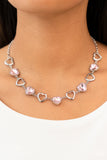 Paparazzi "Contemporary Cupid" Pink Necklace & Earring Set Paparazzi Jewelry