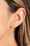 Paparazzi "Stardust Saucer" Blue Necklace & Earring Set Paparazzi Jewelry