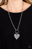 Paparazzi "Brotherly Love" Silver Necklace & Earring Set Paparazzi Jewelry
