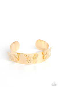 Paparazzi "Magical Mariposas" Gold Bracelet Paparazzi Jewelry